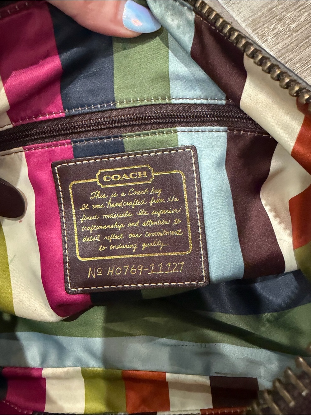 Coach 2007 Legacy 65th Anniversary Shoulder Bag 11127 - Picture 6 of 6